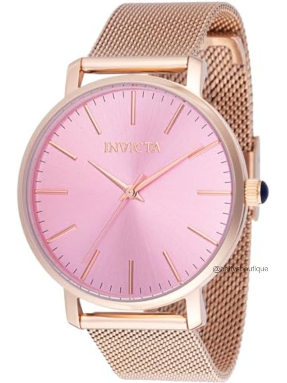 Invicta Angel Lady 38mm Stainless Steel Rose Gold PC21J Quartz Wrist Watch